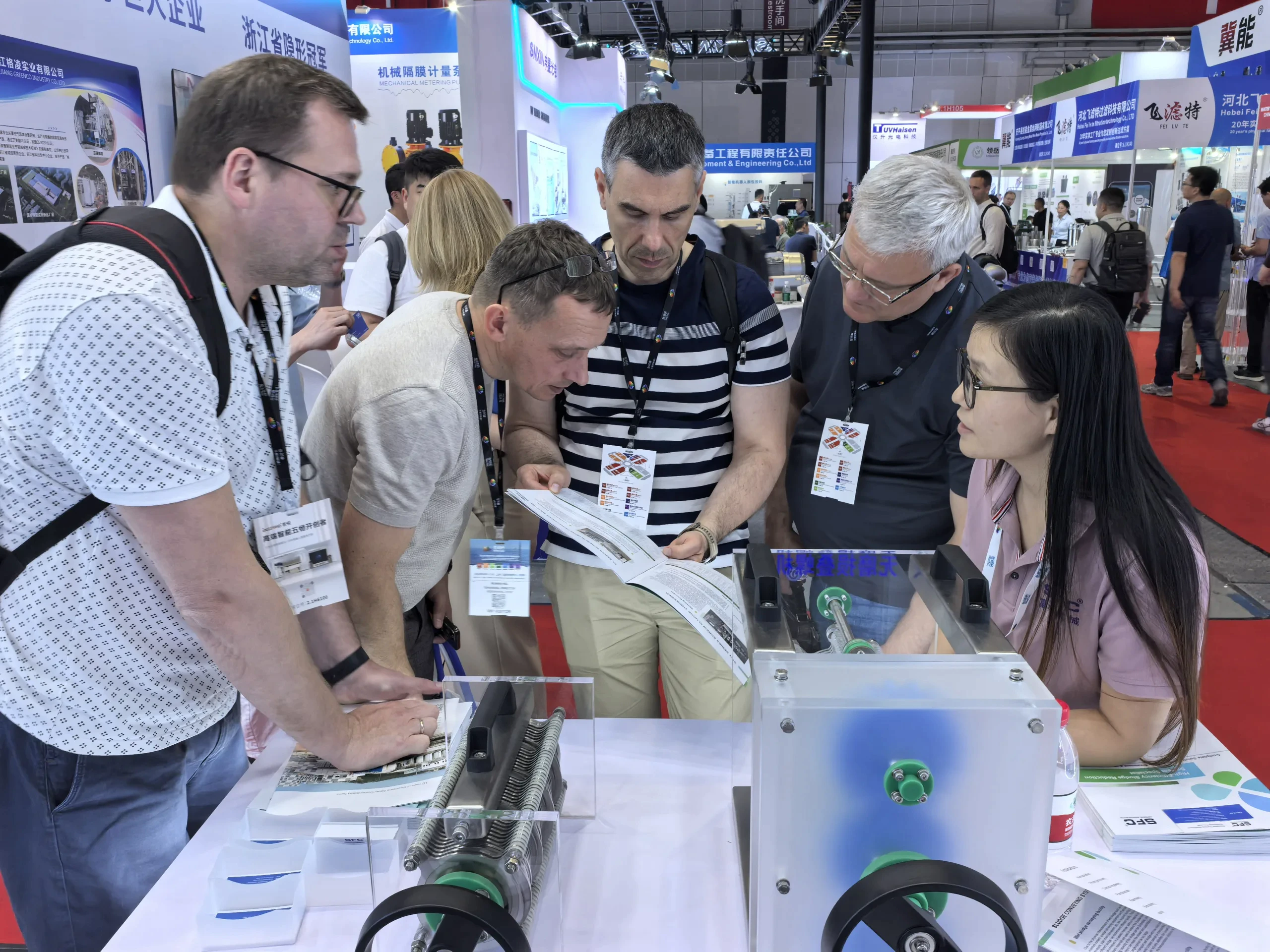 Техническое общение на стенде SFC на WATERTECH CHINA 2026